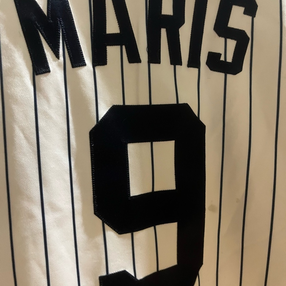 Majestic NY Yankees Roger Maris Jersey. Cooperstown Collection Sewn name No logo